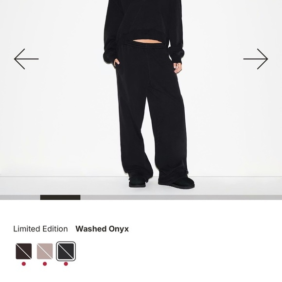 SKIMS Washed Onyx V-Neck Sweater -Boyfriend- XL - Picture 5 of 9